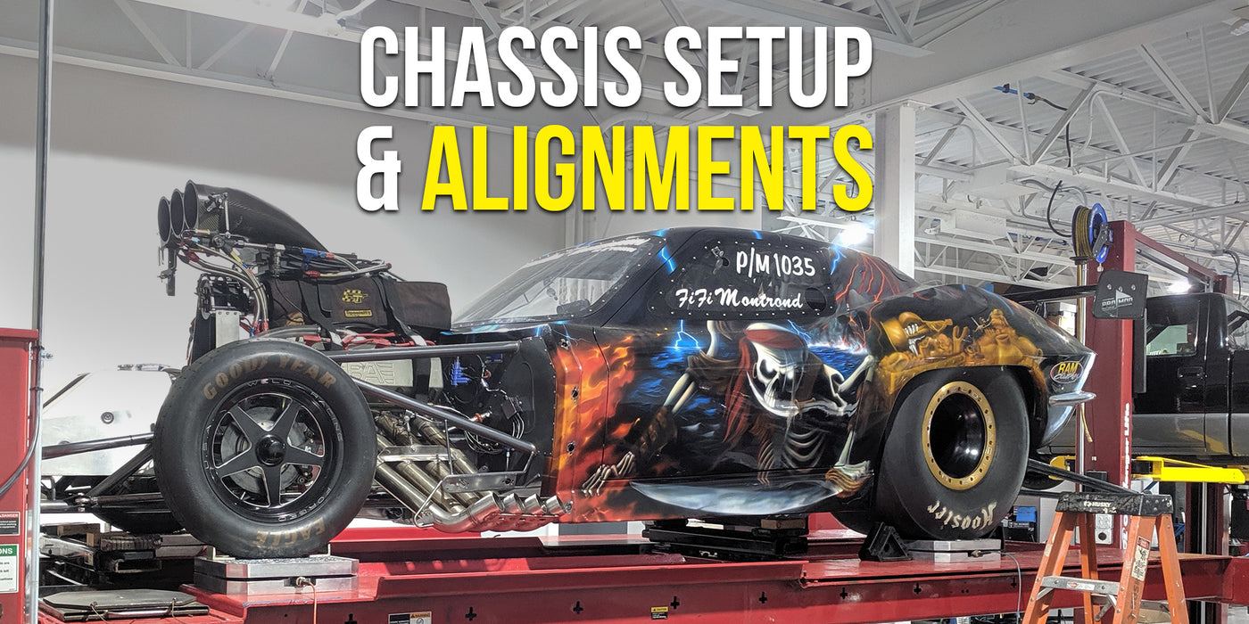 Racecar chassis setup and alignments